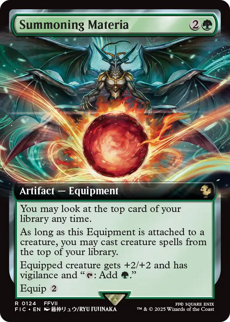 Summoning Materia (Extended Art) [FINAL FANTASY Commander] | Pegasus Games WI