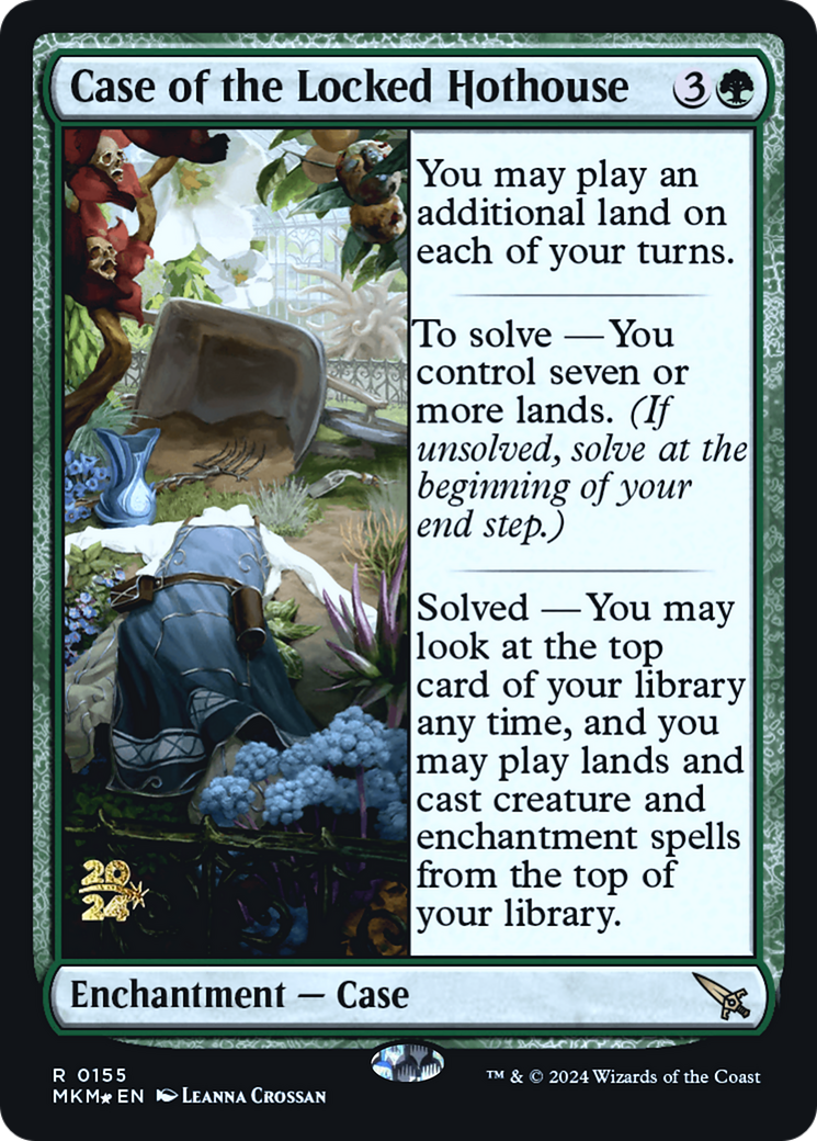 Case of the Locked Hothouse [Murders at Karlov Manor Prerelease Promos] | Pegasus Games WI