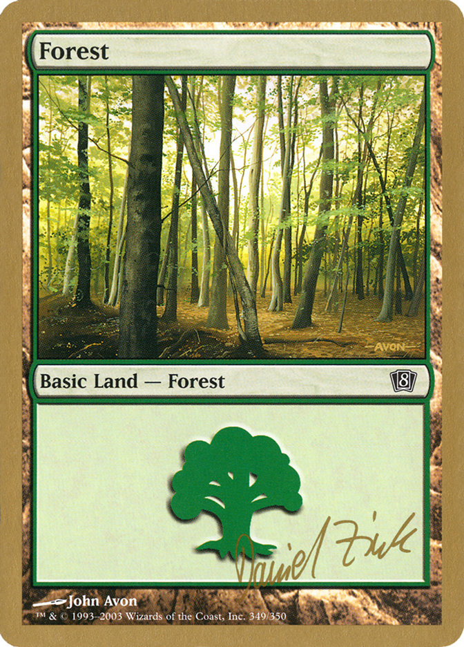 Forest (dz349) (Daniel Zink) [World Championship Decks 2003] | Pegasus Games WI