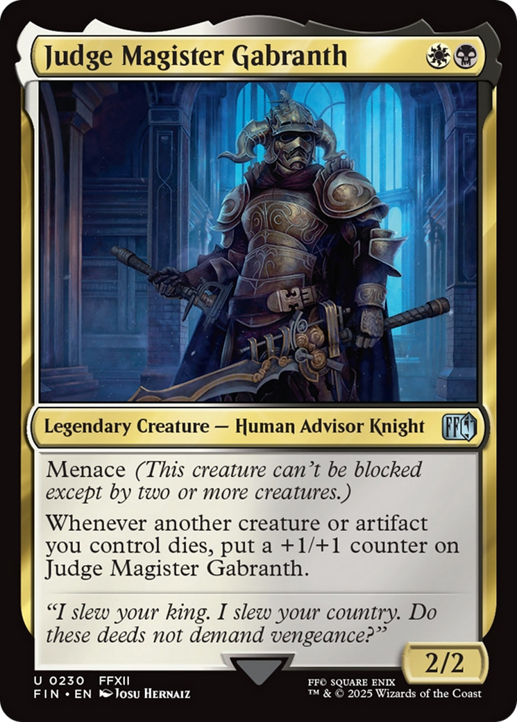 Judge Magister Gabranth [FINAL FANTASY] | Pegasus Games WI