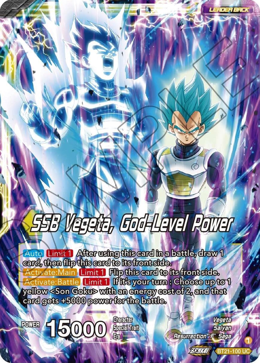 SSB Son Goku // SSB Vegeta, God-Level Power (BT21-100) [Wild Resurgence] | Pegasus Games WI