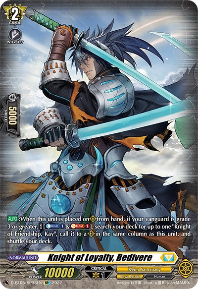 Knight of Loyalty, Bedivere (D-BT05/SP38EN) [Triumphant Return of the Brave Heroes] | Pegasus Games WI