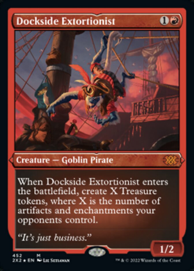 Dockside Extortionist (Foil Etched) [Double Masters 2022] | Pegasus Games WI