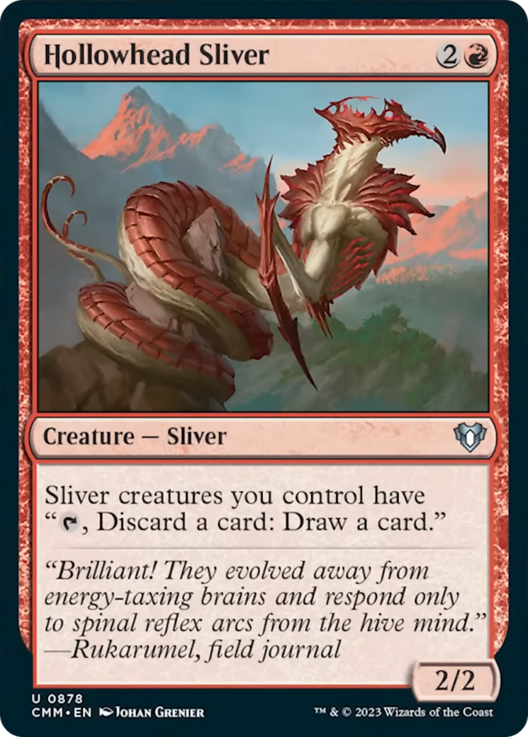 Hollowhead Sliver [Commander Masters] | Pegasus Games WI