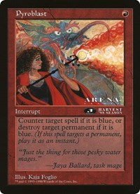 Pyroblast (Oversized) [Oversize Cards] | Pegasus Games WI