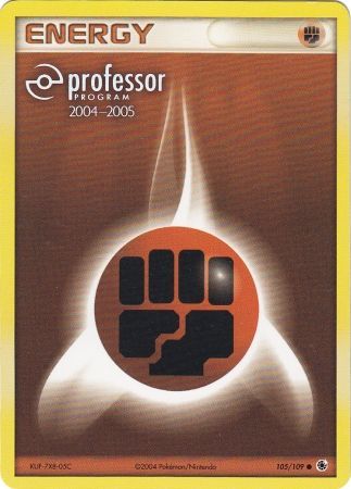 Fighting Energy (105/109) (2004 2005) [Professor Program Promos] | Pegasus Games WI