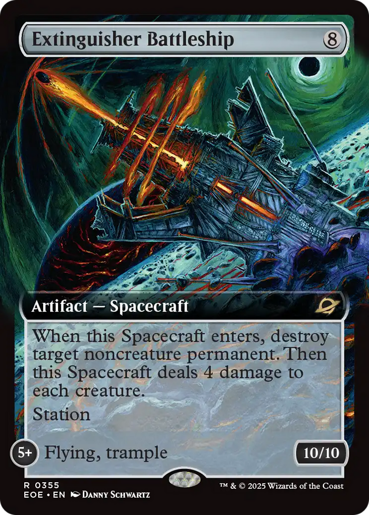 Extinguisher Battleship (Extended Art) [Edge of Eternities] | Pegasus Games WI