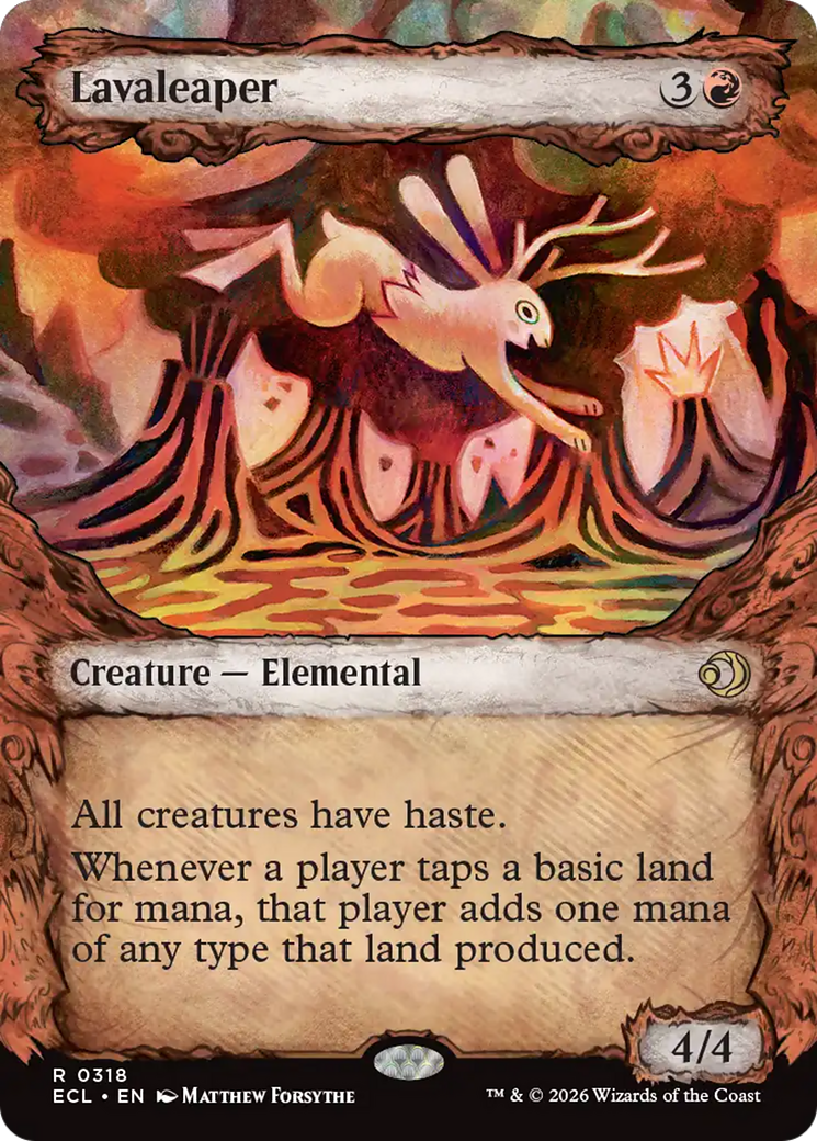 Lavaleaper (Showcase) [Lorwyn Eclipsed] | Pegasus Games WI