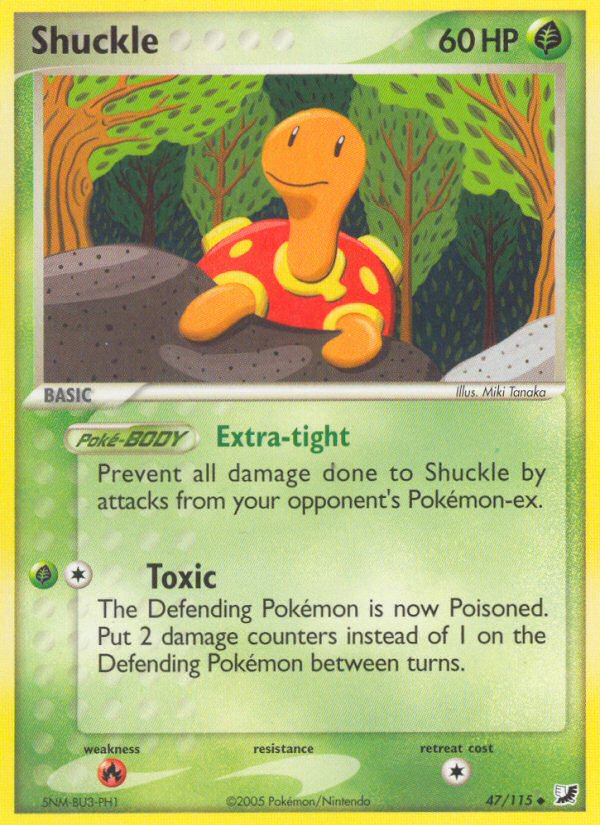 Shuckle (47/115) [EX: Unseen Forces] | Pegasus Games WI