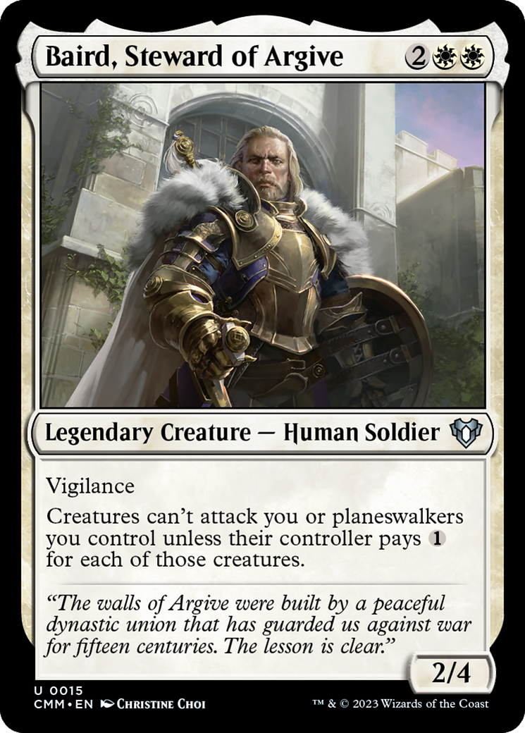 Baird, Steward of Argive [Commander Masters] | Pegasus Games WI