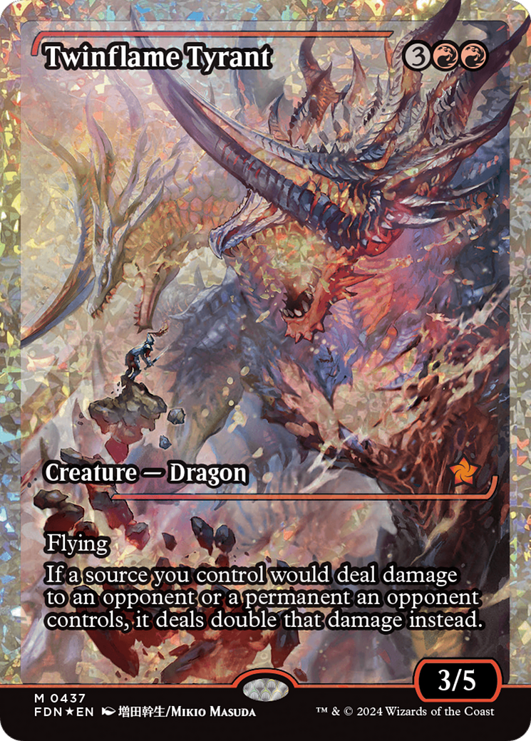 Twinflame Tyrant (Fracture Foil) [Foundations] | Pegasus Games WI