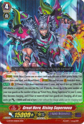 Great Hero, Rising Supernova (G-BT09/008EN) [Divine Dragon Caper] | Pegasus Games WI