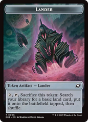 Beast (0006) // Lander Double-Sided Token [Edge of Eternities Tokens] | Pegasus Games WI