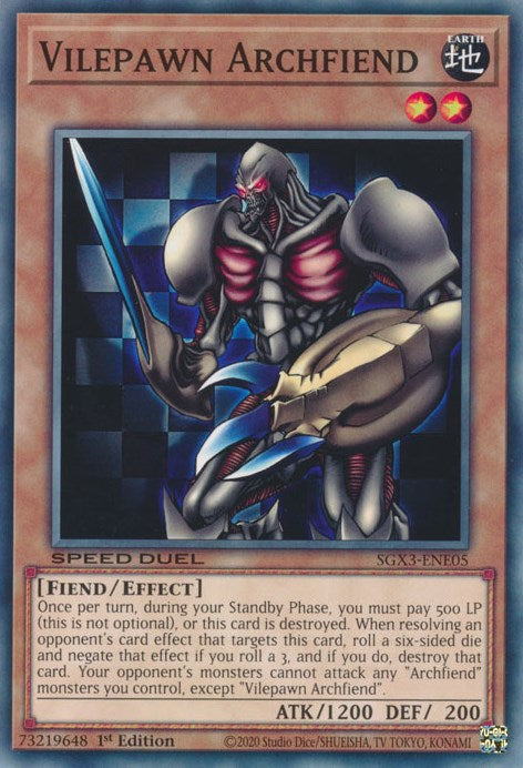 Vilepawn Archfiend [SXG3-ENE05] Common | Pegasus Games WI