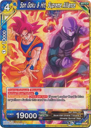 Son Goku & Hit, Supreme Alliance (BT10-145) [Rise of the Unison Warrior 2nd Edition] | Pegasus Games WI