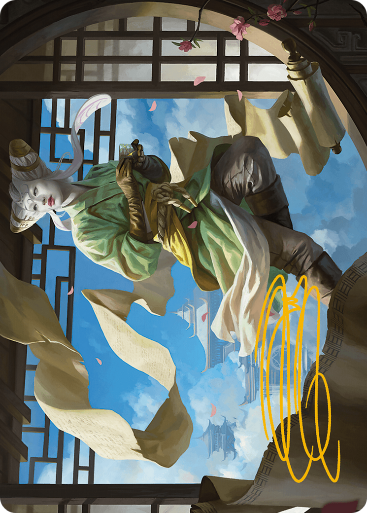 Tamiyo, Inquisitive Student Art Card (Gold-Stamped Signature) [Modern Horizons 3 Art Series] | Pegasus Games WI