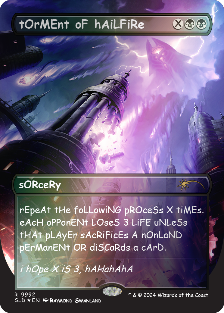 tOrMEnt oF hAiLFiRe (Rainbow Foil) [Secret Lair Drop Series] | Pegasus Games WI