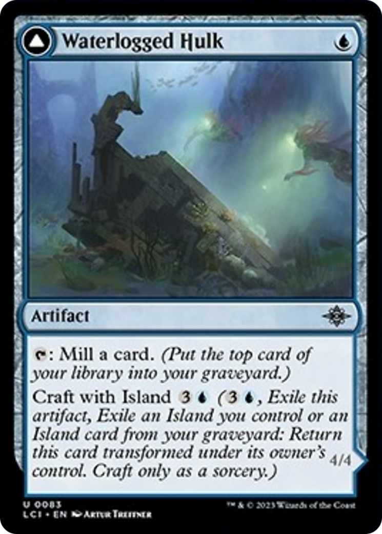 Waterlogged Hulk // Watertight Gondola [The Lost Caverns of Ixalan] | Pegasus Games WI