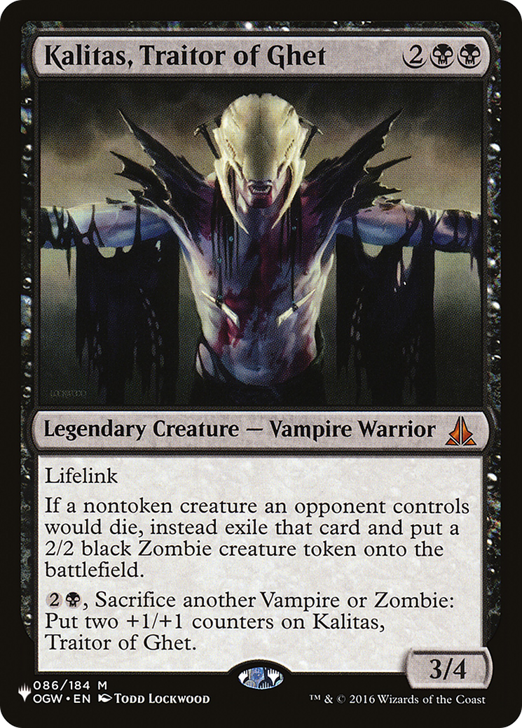 Kalitas, Traitor of Ghet [The List] | Pegasus Games WI