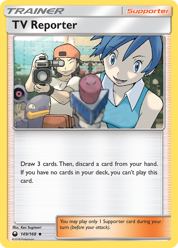 TV Reporter (149/168) [Sun & Moon: Celestial Storm] | Pegasus Games WI