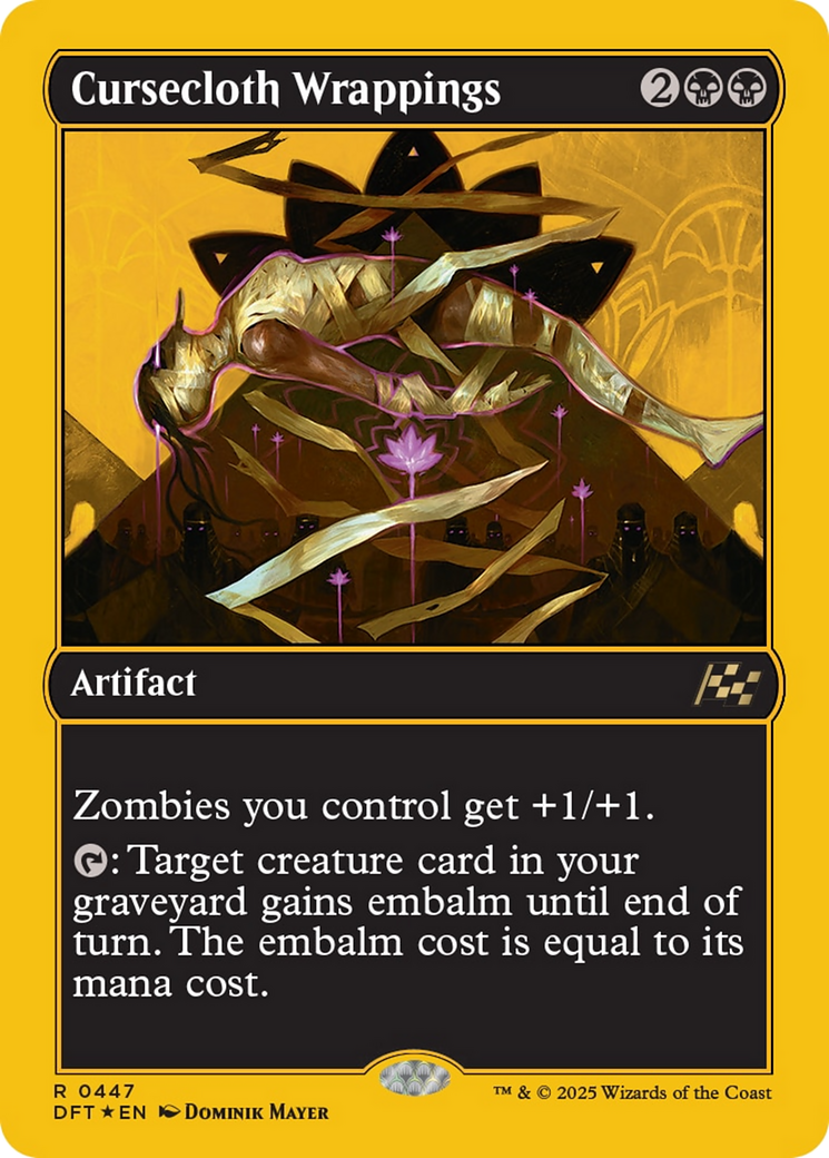 Cursecloth Wrappings (First-Place Foil) [Aetherdrift] | Pegasus Games WI