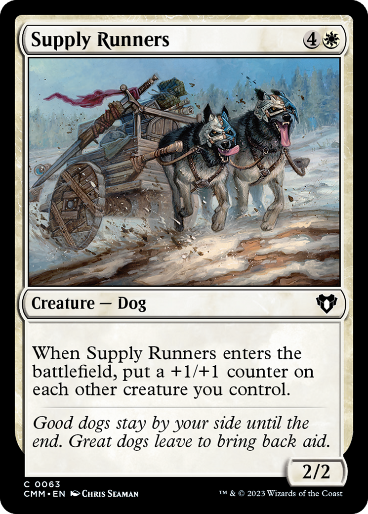 Supply Runners [Commander Masters] | Pegasus Games WI