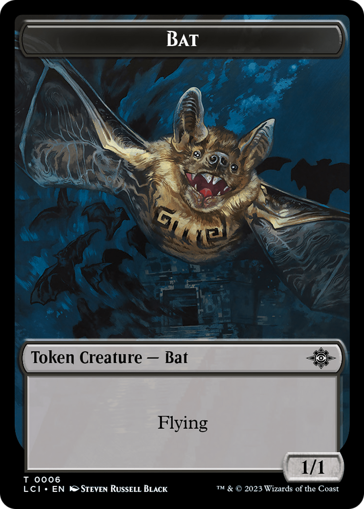 Gnome // Bat Double-Sided Token [The Lost Caverns of Ixalan Tokens] | Pegasus Games WI