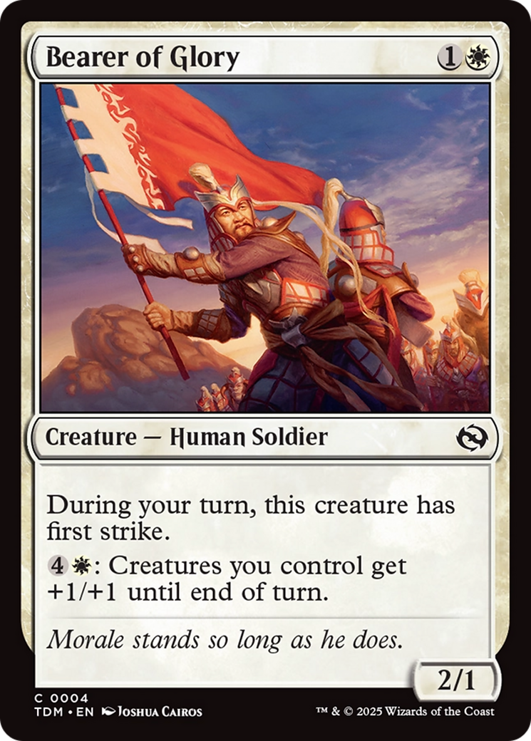 Bearer of Glory [Tarkir: Dragonstorm] | Pegasus Games WI