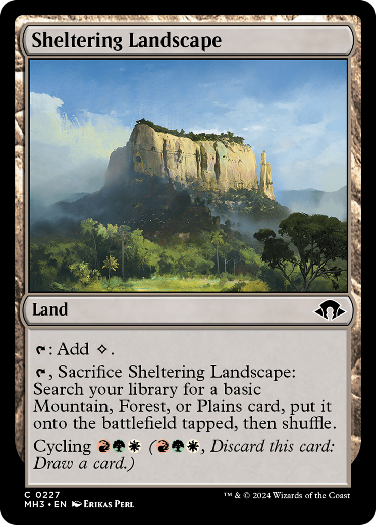 Sheltering Landscape [Modern Horizons 3] | Pegasus Games WI