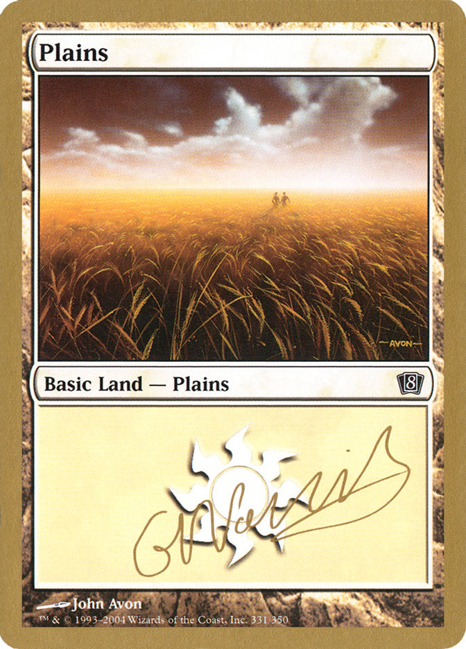 Plains (gn331) (Gabriel Nassif) [World Championship Decks 2004] | Pegasus Games WI
