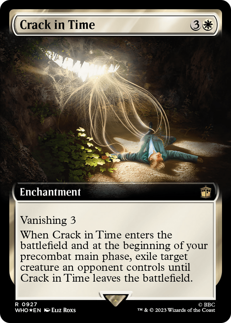 Crack in Time (Extended Art) (Surge Foil) [Doctor Who] | Pegasus Games WI