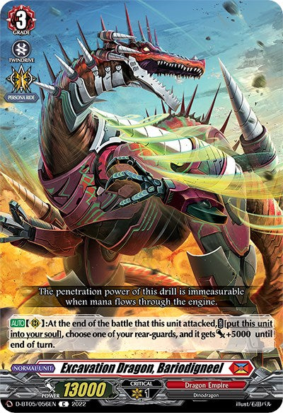 Excavation Dragon, Bariodigneel (D-BT05/056EN) [Triumphant Return of the Brave Heroes] | Pegasus Games WI