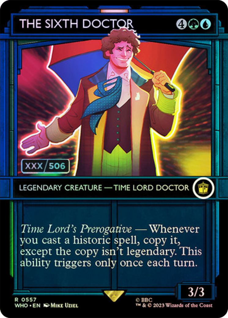 The Sixth Doctor (Serial Numbered) [Doctor Who] | Pegasus Games WI