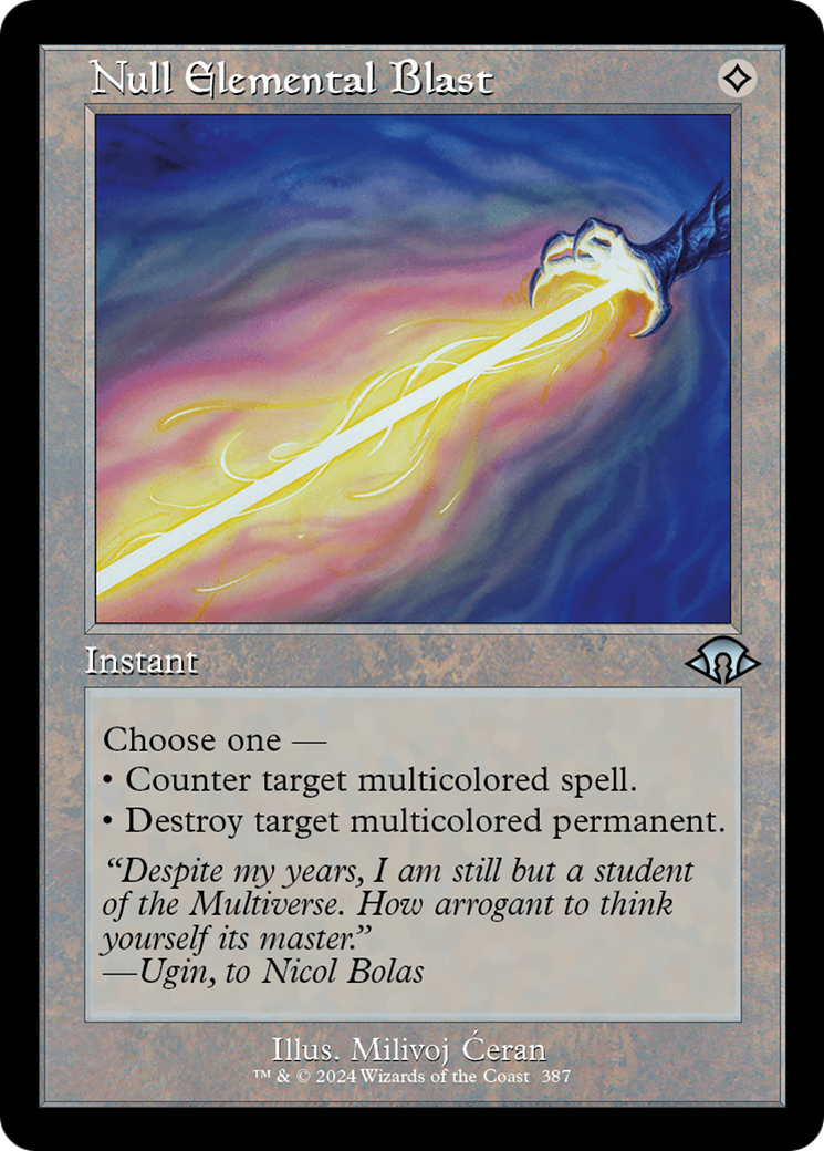 Null Elemental Blast (Retro) [Modern Horizons 3] | Pegasus Games WI