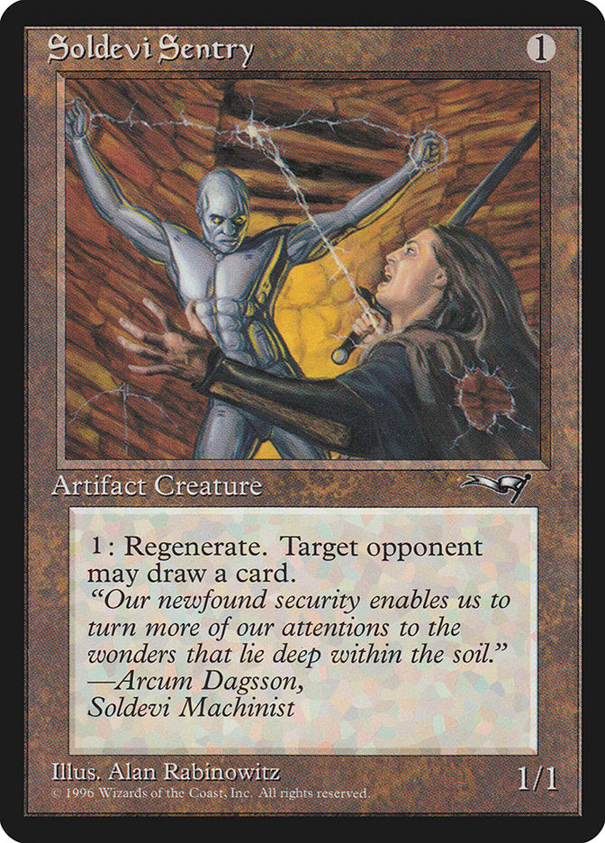 Soldevi Sentry (Hands Raised) [Alliances] | Pegasus Games WI