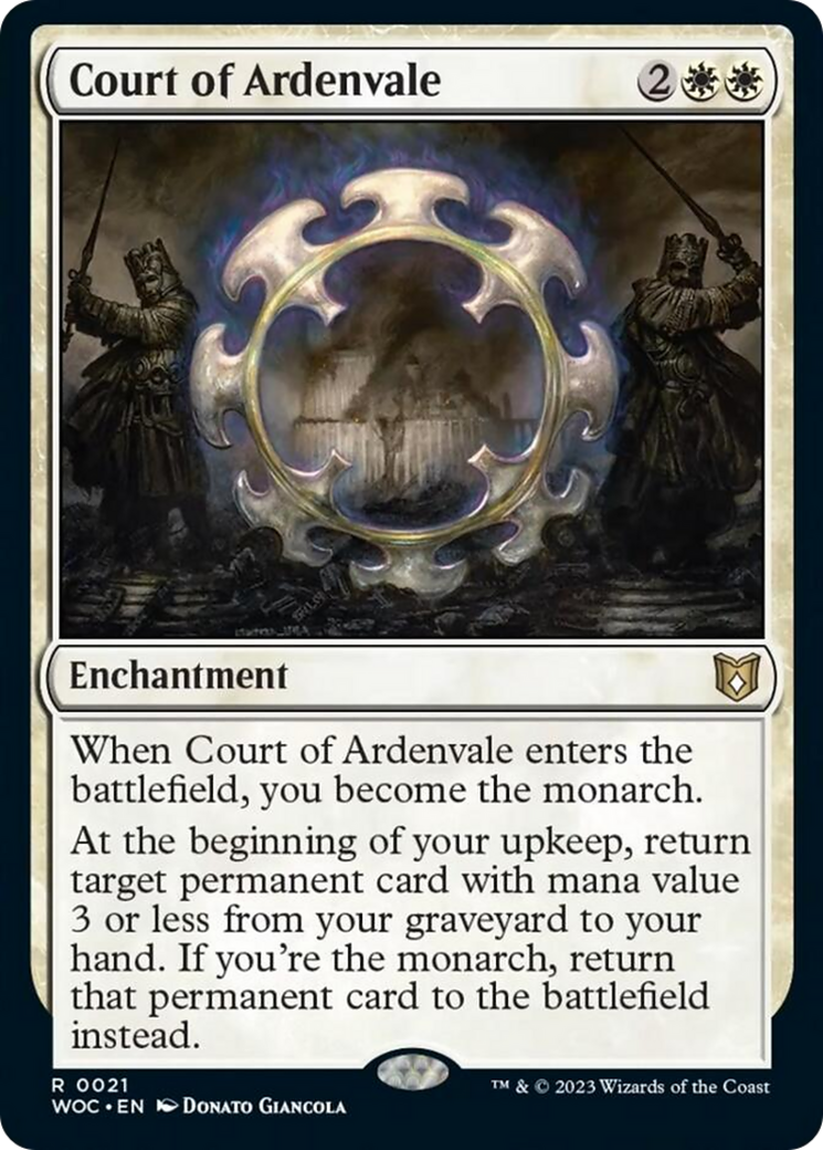 Court of Ardenvale [Wilds of Eldraine Commander] | Pegasus Games WI