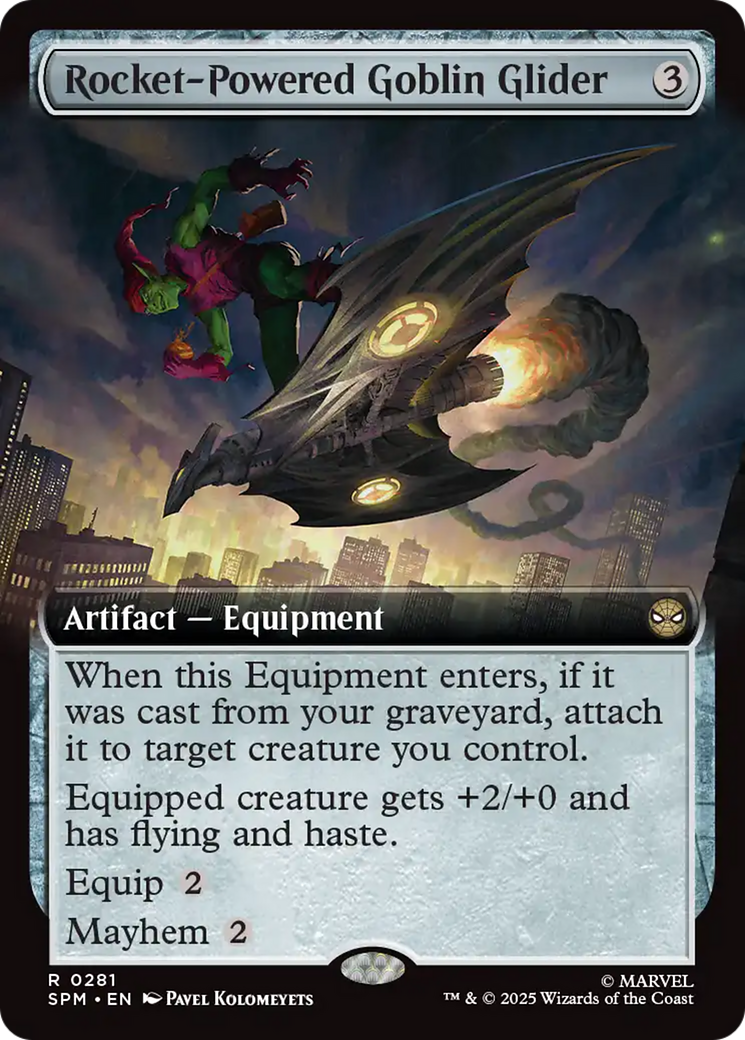 Rocket-Powered Goblin Glider (Extended Art) [Marvel's Spider-Man] | Pegasus Games WI