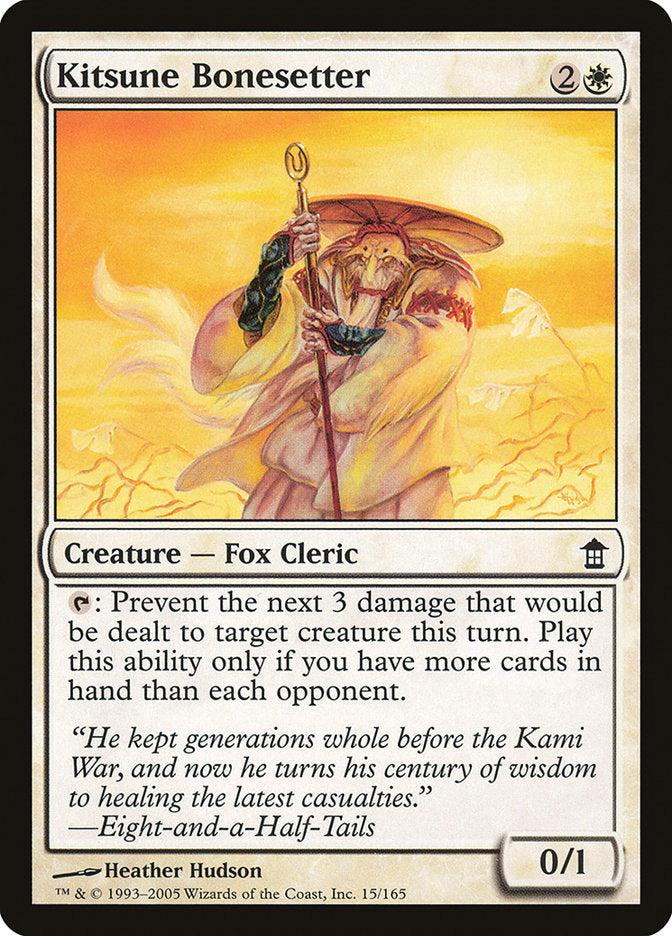 Kitsune Bonesetter [Saviors of Kamigawa] | Pegasus Games WI