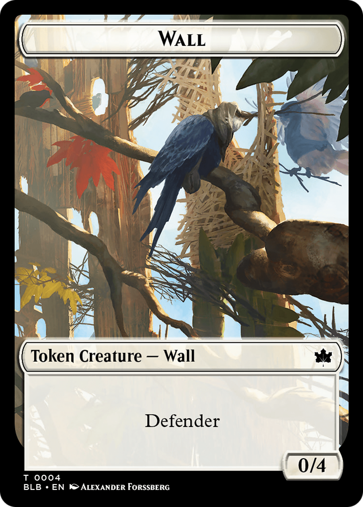 Wall Token [Bloomburrow Tokens] | Pegasus Games WI