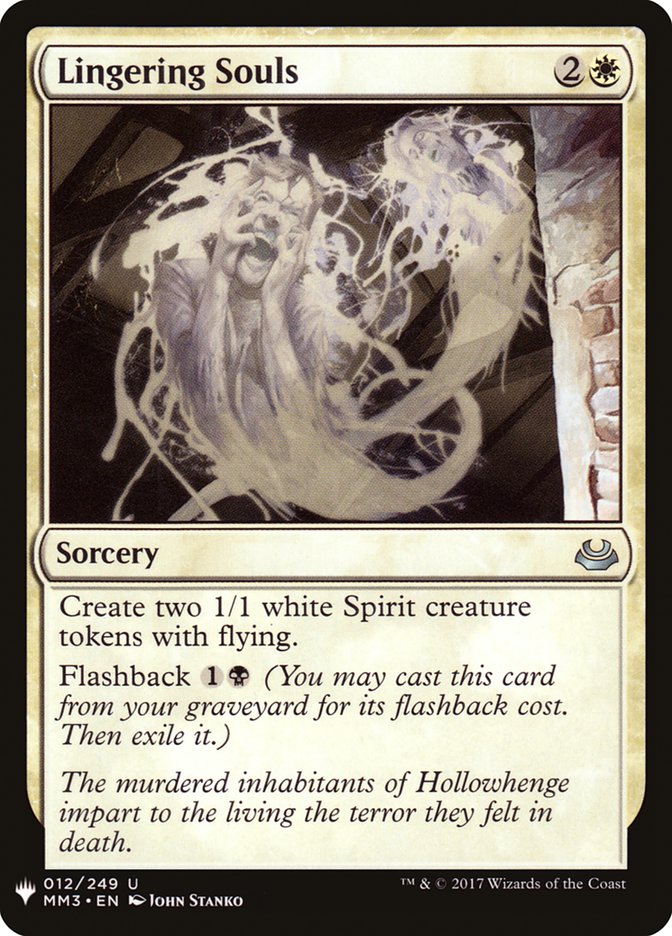 Lingering Souls [Mystery Booster] | Pegasus Games WI