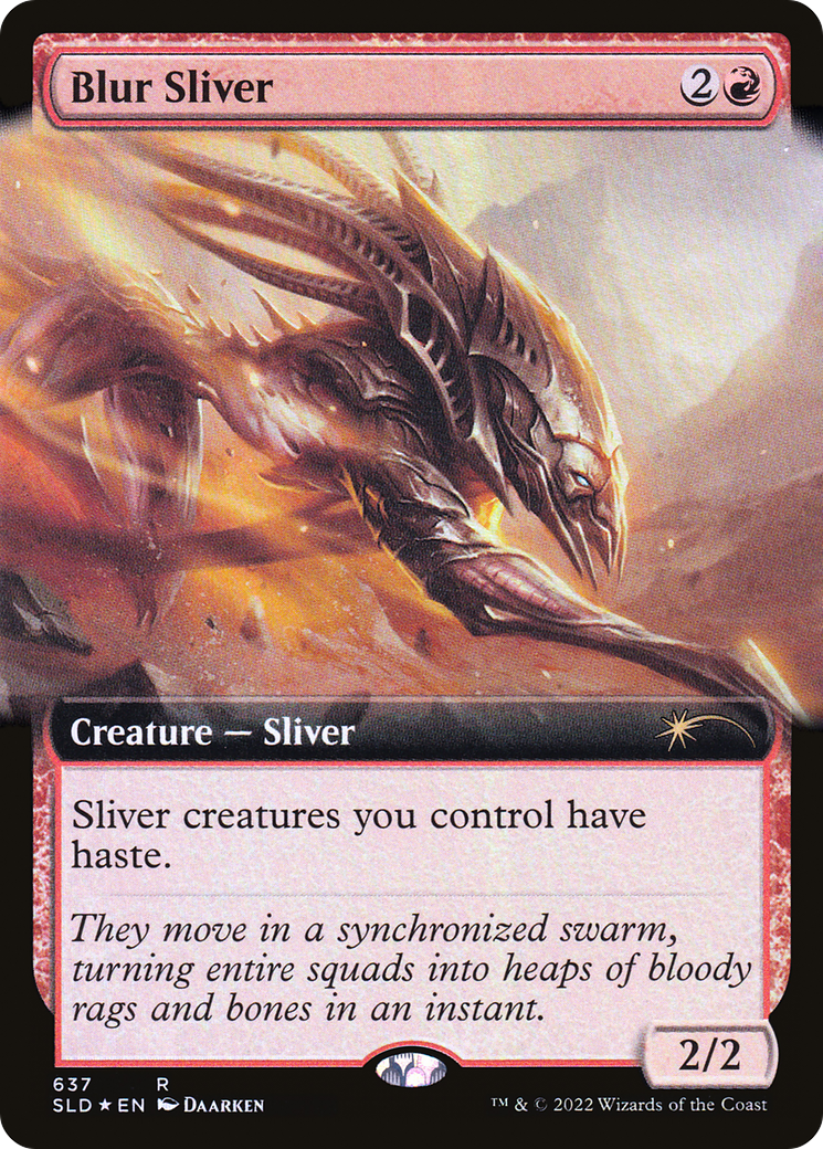 Blur Sliver (Extended Art) [Secret Lair Drop Promos] | Pegasus Games WI