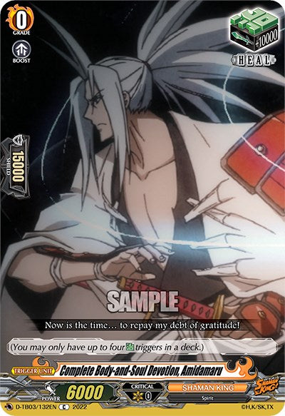 Complete Body-and-Soul Devotion, Amidamaru (D-TB03/132EN) [Shaman King] | Pegasus Games WI