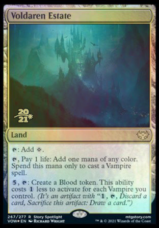 Voldaren Estate [Innistrad: Crimson Vow Prerelease Promos] | Pegasus Games WI