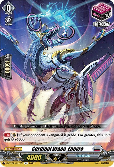 Cardinal Draco, Enpyro (D-BT02/042EN) [A Brush with the Legends] | Pegasus Games WI