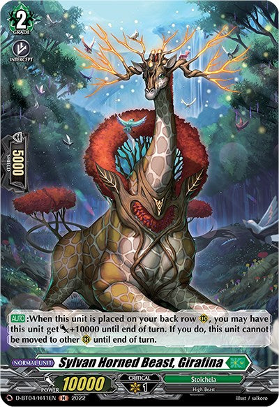 Sylvan Horned Beast, Girafina (D-BT04/H41EN) [Awakening of Chakrabarthi] | Pegasus Games WI