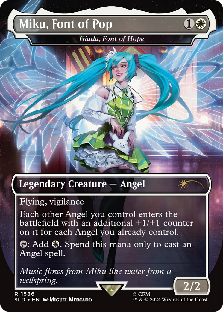 Miku, Font of Pop - Giada, Font of Hope [Secret Lair Drop Series] | Pegasus Games WI