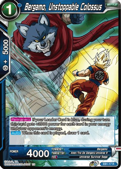 Bergamo, Unstoppable Colossus (EB1-17) [Battle Evolution Booster] | Pegasus Games WI