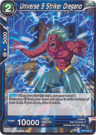 Universe 9 Striker Oregano (Reprint) (TB1-042) [Battle Evolution Booster] | Pegasus Games WI