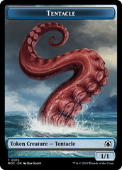 Tentacle // Human (26) Double-Sided Token [March of the Machine Commander Tokens] | Pegasus Games WI