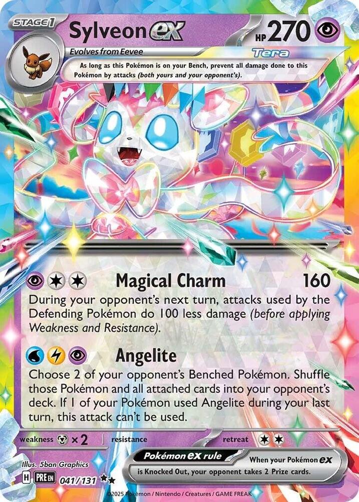 Sylveon ex (041/131) [Scarlet & Violet: Prismatic Evolutions] | Pegasus Games WI